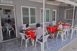 No Instituto das Linguas, après l'effort...