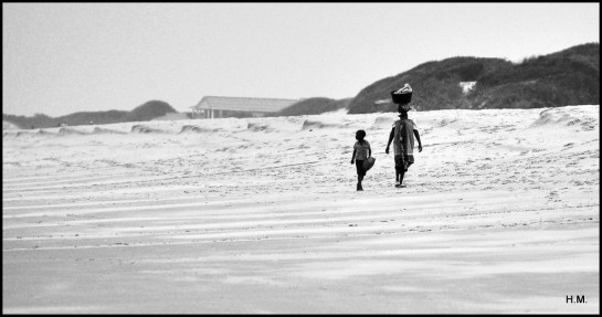 Sur la plage de Macaneta